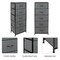 Sorbus Narrow 5 Drawers Nightstand with Steel Frame, Wood Top, Easy Pull Fabric Bins for Home, Bedroom, Office & Dorm